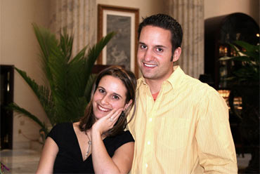 Steph & John the afternoon after the engagement